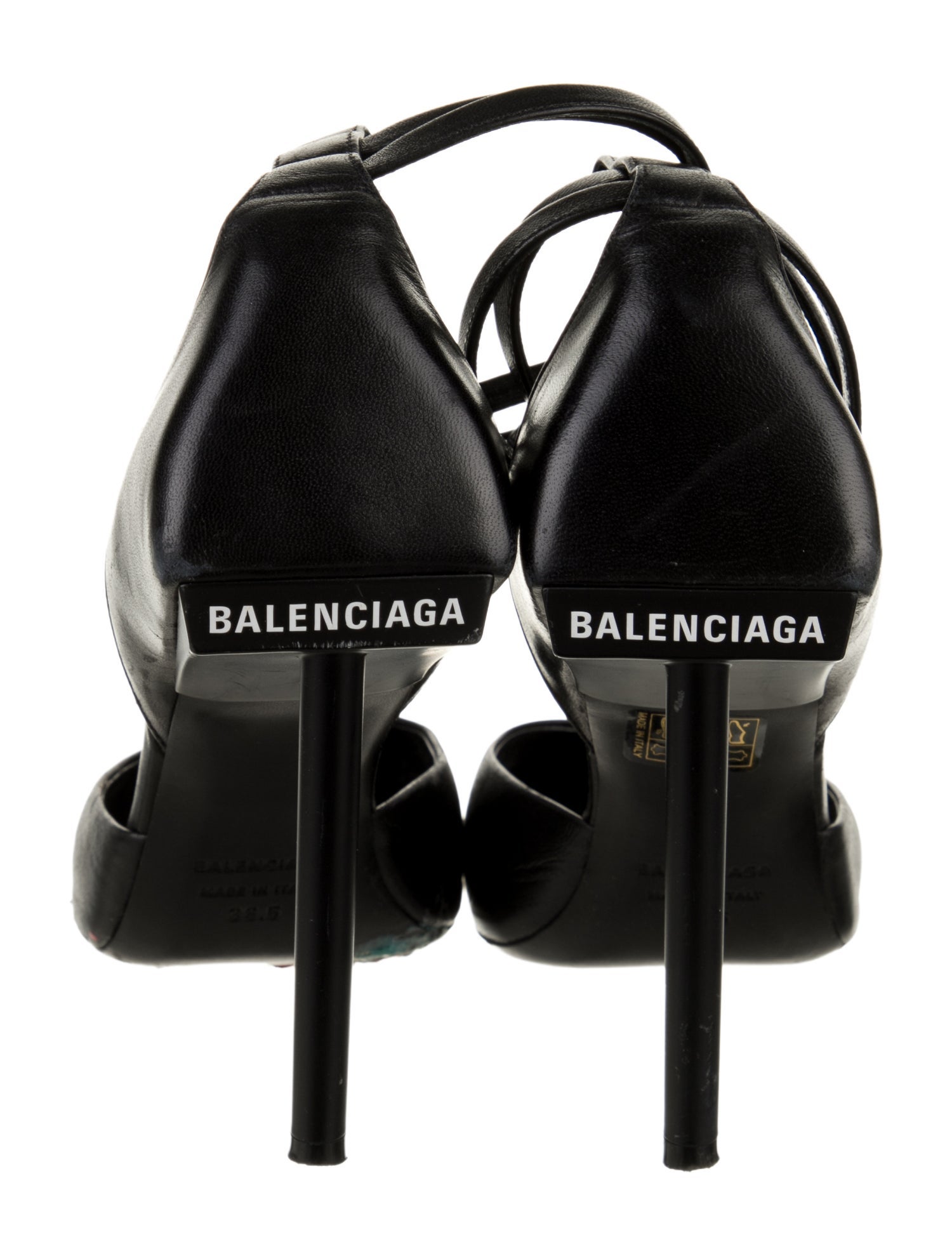 Balenciaga Leather D'Orsay Pumps